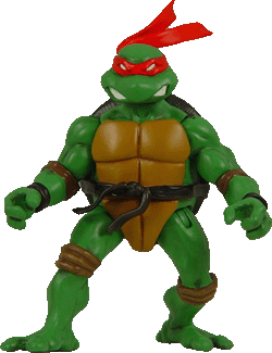 Rapheal is cool but crude - Teenage Mutant Ninja Turtles!