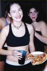 girl+pizza